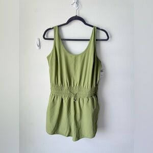 NWT 
Abercrombie and fitch athletic romper green